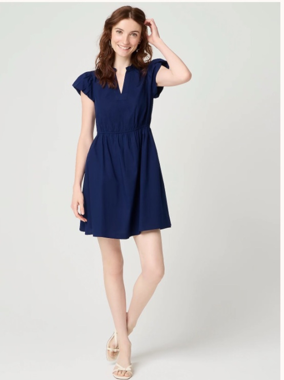 NWT J. Crew Willa Mini Dress in Navy
